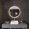 Anzzi 28in Diameter Round LED Front Lighting Bathroom Mirror With Defogger BA-LMDFX019AL - alternate 4